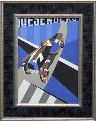 Борис Николаевич Бич - Duesenberg. Холст на картоне, масло, 35х25 1987 
Борис Бич (1946–2018 