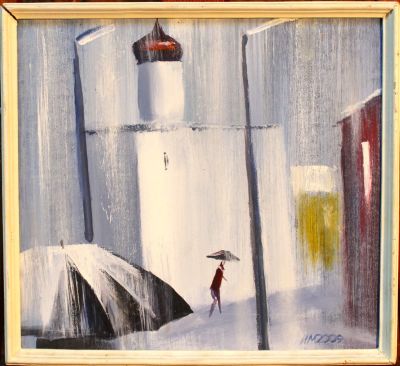Игорь Макеев - Картон, масло, 24.5х33.5,2009 г. 
Родился в г. Пскове (1955г.) 
Окончил 