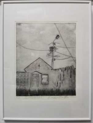 Колдаева Виктория Сергеевна - somwhere 2. Бумага, литография, 1/3, 29х24, 2022 
Закончила МГАХИ им. 