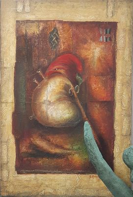 Виктория Танельвиц - Волынка. Холст, масло, 89х60, 2019 г. Виктория Борисовна Танельвиц (род. 30 