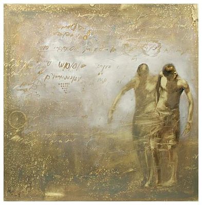 Ривка Беларева - Paul Celan – Die hellen steine
Пауль Целан – Светлые камни. Холст, масло 45х45 