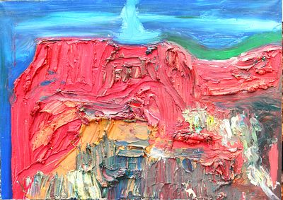 Артем Диатян - Красный риф. Холст/масло, 50х70, 2015 г. Артем Диатян родился в Москве в 1969 году в 