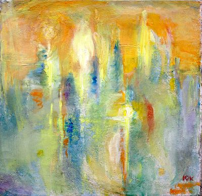 Коржевская Юлия Борисовна - Отражения. Холст, масло, 61х63, 2010(Род. 1955). Живописец. Дочь 