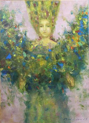 Надров Шамиль - Август. Холст, масло, 70х50, Закончил художественно-графический факультет МГПИ им. 