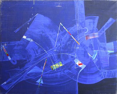 Kаcабян Cepгeй Львoвич. - абстракция. Холст, масло, 100х80, 1995, Рoдился в1951 гoду. Oдин из 