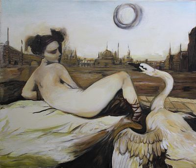 Т. Assadoupian - Leda 2. Холст, масло, 60х70, 2007 г.