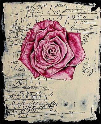 Ривка Беларева - Роза. холст-акрил, масло, 30х25, 2015, Ривка Беларева – московская художница 