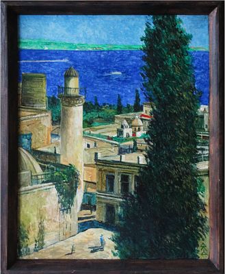 Дмитрий Дроздецкий - Старый Баку. 52Х40, холст, масло, 2019 
Первичное художественное образование — 