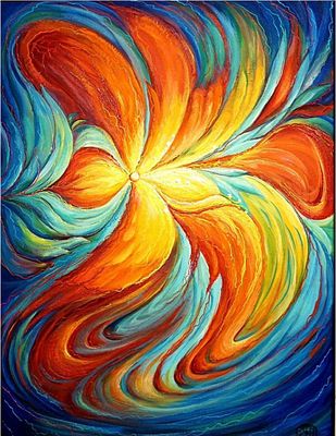 Таша Ункель - энергия жизни. Холст, масло, 60х80, 2023 
По первому образованию я 