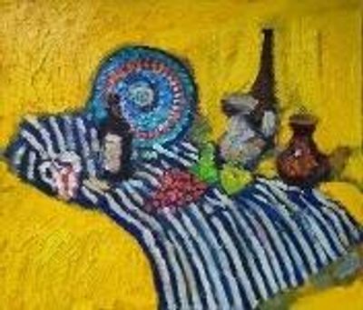 Пётр Петяев - Жёлтый натюрморт. Холст, масло, 80х100, 2020 
Родился в 1984 году в городе Владимире. 