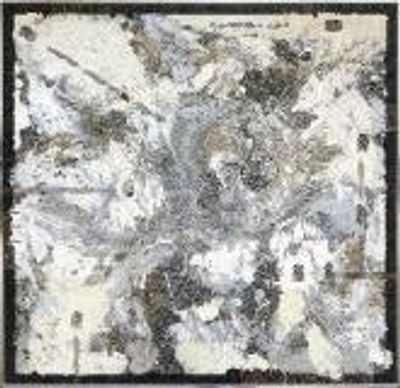 Сафронов Олег Валентинович - Космос. Холст, акрил, 130х130, 2005 год. Оформлена в раму, подпись на 