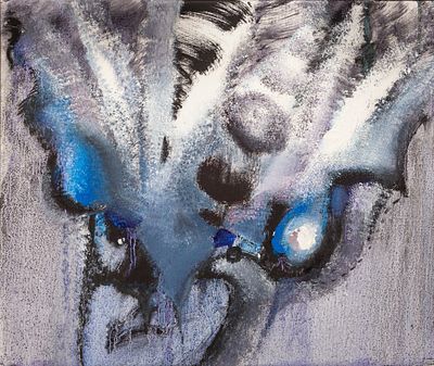 Ольга Галкина. Исчезающие виды 1. . Холст, масло. 34х40 2025 г. 
Ольга Галкина. 1989 г.р. Нижний 