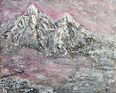 Татьяна Золичева. Рассвет. . Смешанная техника. 40х50 см. 2023 г. 
Татьяна Золичева, 1981 г.р. 