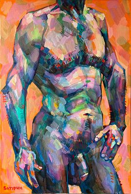 Александр Батурин - Он. Холст, масло, 60х40, 2025