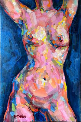 Александр Батурин - Она. Холст, масло, 60х40, 2025