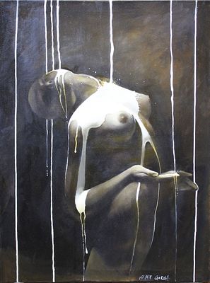 Юлия Макарова- Томина (Gerda) - Обнаженная (1). Холст, масло, 80Х60, 2024 год."Художник — 