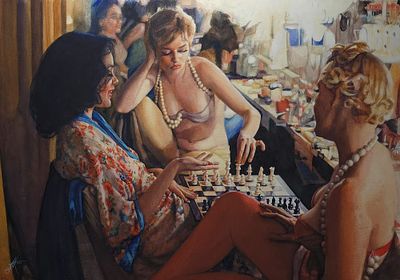 Михаил Макаров - Детский мат. Акварель, бумага. 72&times;50 см. 2024.Михаил Макаров. Родился в Муроме. 