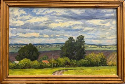 Астапов Василий - Конец мая. Тула. Картон, масло, 27х42, 1993г. Василий Павлович Астапов (22 апреля 