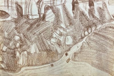 Иванов Сергей - Пейзаж. Бумага, пастель, 32х48 Иванов Сергей Иванович (1922, Москва). Заслуженный 