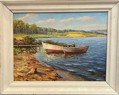 Чесноков Андрей - Бухта радости. Холст, масло, 30х40, 2008г.Андрей Вячеславович Чесноков (1973 