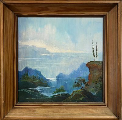 Бочков С.А. - Штиль. Холст, масло, 40х40 1996г.