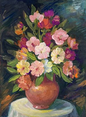 Росинский Юрий - Натюрморт. Картон, масло, 53х40