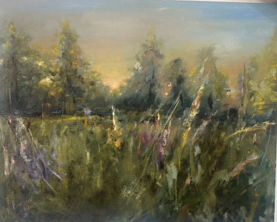 Виктория Корзун. Август. Россия. Холст, масло. 40 х 50см. 2024 г. 
Виктория Корзун родилась в 