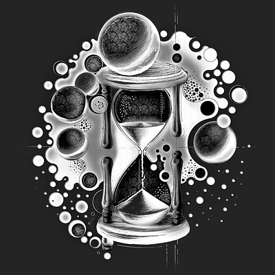 Константин Кадькало - Минута вечности. Digital Art, холст, 80*80см, 2025, Я художник из 