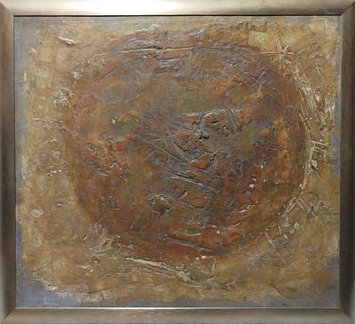 Годовальников Андрей - Солнце. Картон, акрил, 45х50см, 2002г.