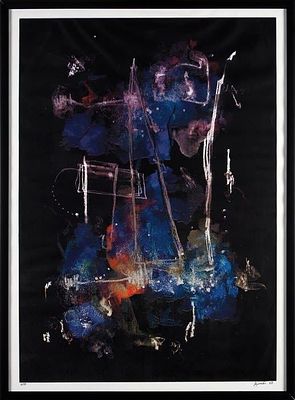 Куняев Николай (byёк, NЁК) - Из цикла &laquo;Пусковая кампания&raquo;. Бумага, шелкография, 85&times;62 см. 1/10. 