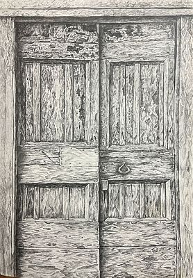 Плоткин Дмитрий - Створки. Бумага, карандаш, 42х30, 2023Родился в городе Никополе Днепропетровской 