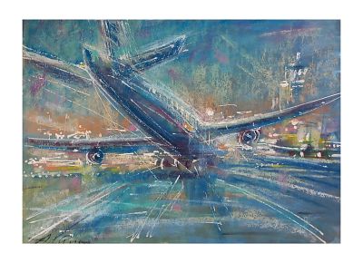 Юдин Андрей - Динамика движения. Пастель, картон, 30х40Художник-график, родился в г. Твери в 1974 