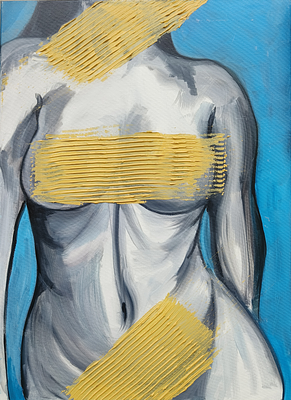 Анастасия Виноградская - Вуаль. Холст, масло 70Х50, 2024, Родилась 28 января 1989 года. В Москве.В 