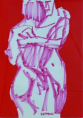 Александр Батурин - Натурные наброски. бумага А4, цветные карандаши, гуашь, маркеры. Родился 15 