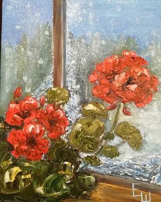 Екатерина Арно. С любовью!. Холст, масло, оформлена в багет. 30 х 24 см. 2023 г. 
Екатерина 