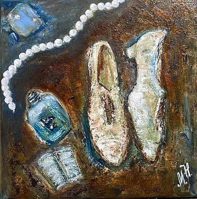 Марина Новикова. Бабушкин сундук. Масло, холст на подрамнике. 30 х 30.2025 г. 
Марина Новикова 