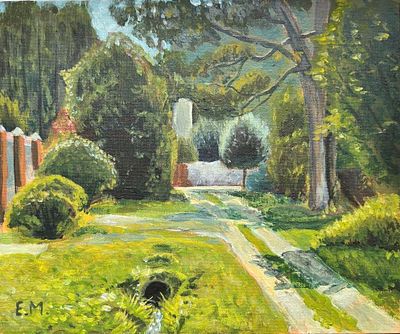 Эдгар Минасян - "Улица Чехова в Щёлково". Холст, акрил, 25&times;30, 2025, Художник самоучка. Выставлялся 