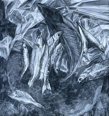 Норштейн Варвара - Ряпушка. 51/55см, бумага, соус 2025 Меня зовут Варвара, я родилась 30 октября 