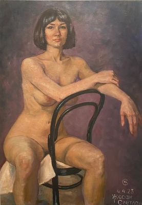 Жосан Светлана - Нефертити. 50*70 холст масло 2023г Закончила Саратовское художественное училище. 