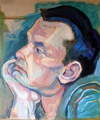 Власов Тихон - Портрет И. 50 х 40 холст/ масло