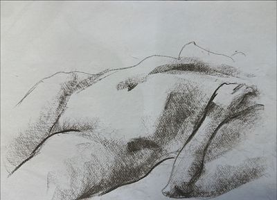 Радионова Екатерина - Ничего лишнего. а4, бумага, уголь, 2025, Екатерина Радионова — художница 