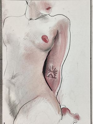 Петкевич Юлия - Ева. 30х40/бумага, пастель/2025, архитектор, художник-график, куратор открытой 