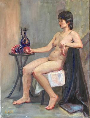 Жосан Светлана - Ева. 60*80 холст масло 2023г Художники Чертаново