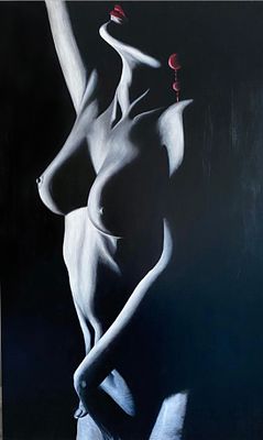 Лоськова Оксана - Мужская фантазия. холст 120х80, акрил Artist StatementЯ — художница, исследующая 