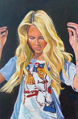 Эдгар Минасян - Портрет Лили Болкком. акрил, холст 60&times;40, 2025 Художник самоучка. Выставлялся на 