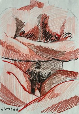 Александр батурин - Скетч №3. Бумага А4, карандаши/гуашь/тушь/маркеры Родился 15 ноября 1974 года в 