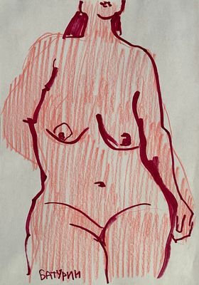 Александр батурин - Скетч №4. Бумага А4, карандаши/гуашь/тушь/маркеры Родился 15 ноября 1974 года в 