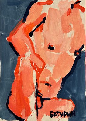 Александр батурин - Скетч №5. Бумага А4, карандаши/гуашь/тушь/маркеры Родился 15 ноября 1974 года в 