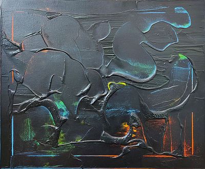 Матвеев Владимир - Черное 2. Холст , масло, 50х60, 2023. Холст , масло, 1988. Владимир Матвеев 