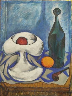 Попов-Амшел Вадим - Натюрморт. Холст, масло, 80х60, 1937 родился в 1937 году в Баку, где учился и 